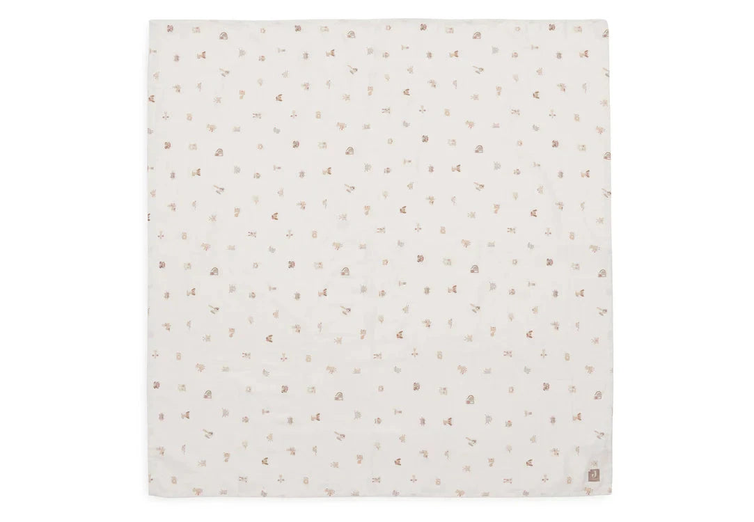 Lange gaze de Coton Large 115x115cm Animal Friends (2pack) - JOLLEIN 535-852-68154 8717329400597
