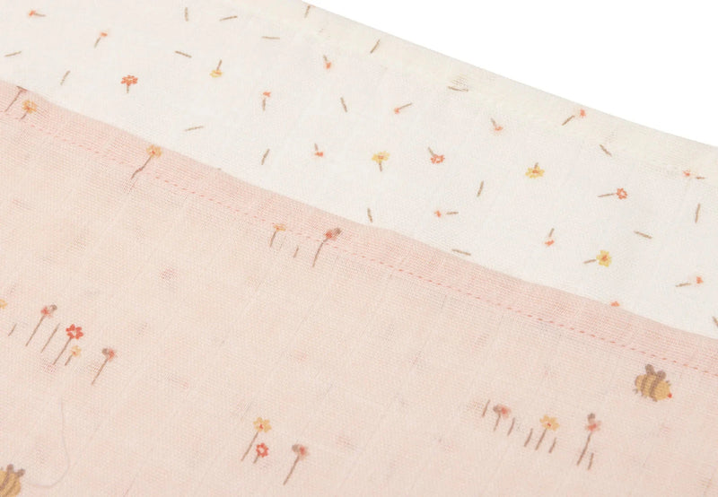 Lange gaze de Coton Small 70x70cm Pretty Picnic (3pack) - JOLLEIN