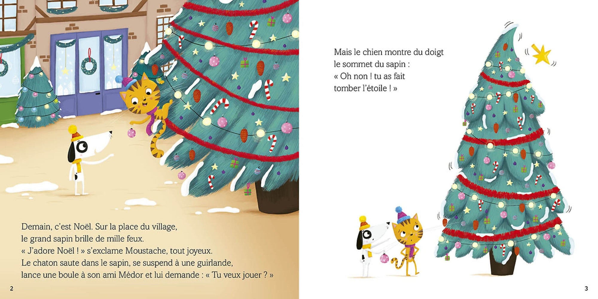 Le Noel de moustache - AUZOU AL190085-4 9782733883020