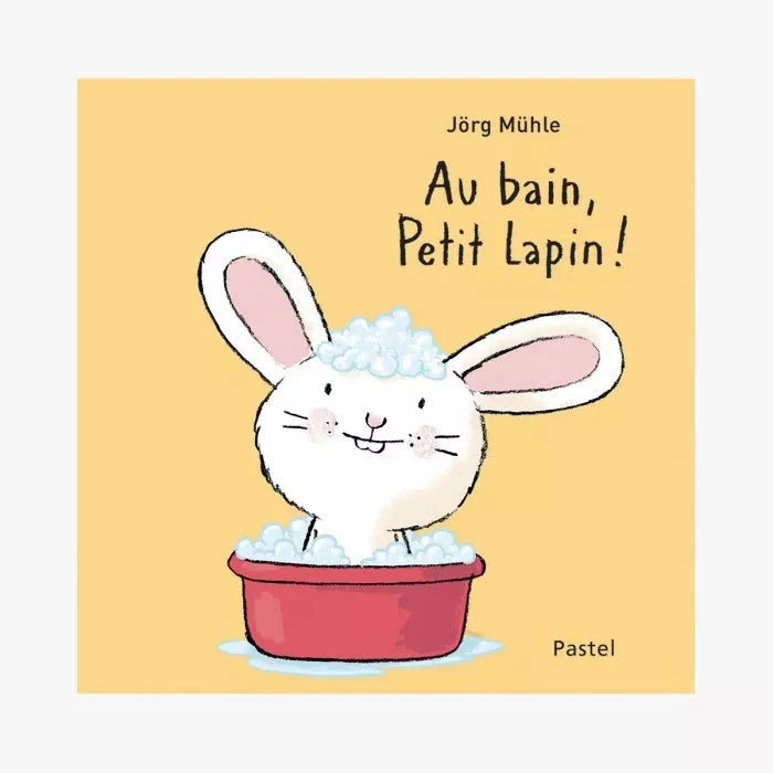 Livre Au bain, petit lapin ! - Moulin Roty