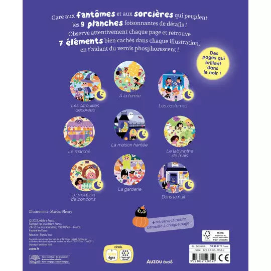 Livre cherche et trouve des tout-petits-Même pas peur!- AUZOU 9791039528542