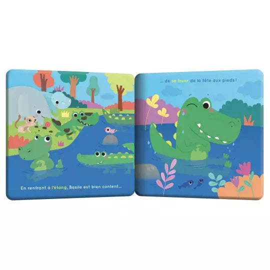 Livre de bain- Basile le crocodile- AUZOU 9791039521079 9791039521079