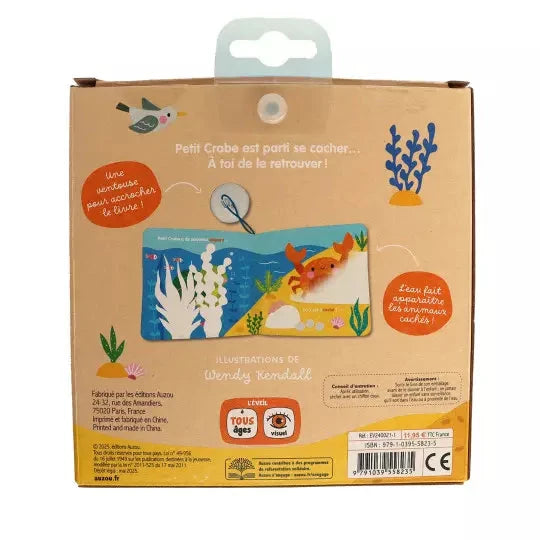 Livre de bain- Cache-cache à la mer- AUZOU 9791039558235 9791039558235