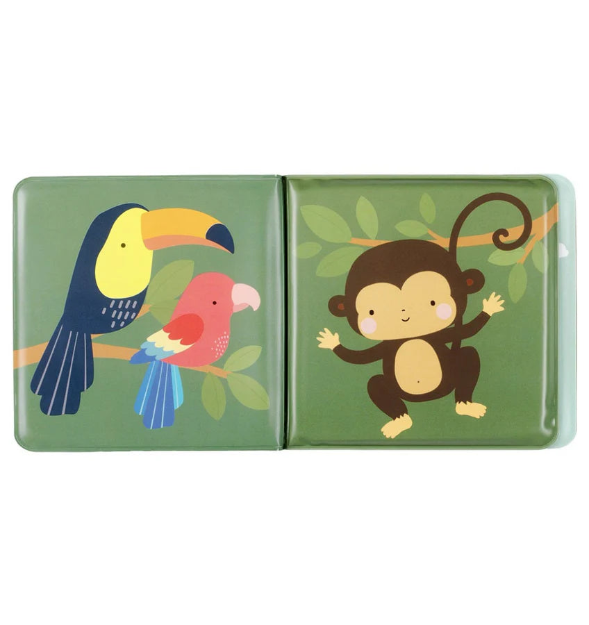 Livre de bain jungle friends - A LITTLE LOVELY COMPANY BTBBJU10