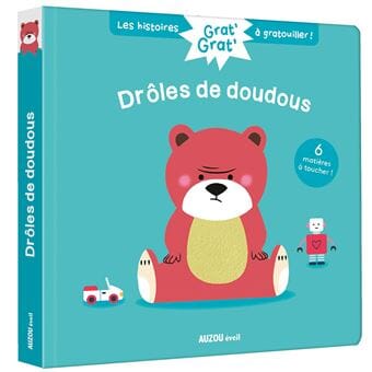 livre grat grat droles de doudous- AUZOU 9782733877999 9782733877999