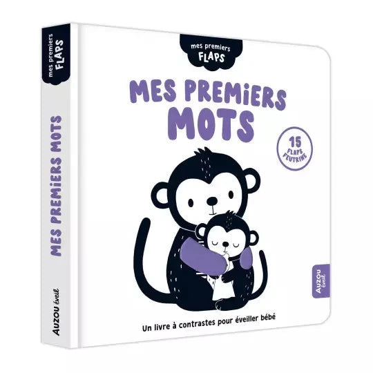 Livre mes premiers flaps -Mes premiers mots- AUZOU 9782378584238