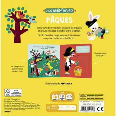 Livre Mon anim'agier - Pâques - AUZOU EV230013-1 9791039540193