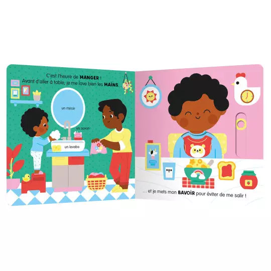 livre Mon anim'agier - premiers apprentissages je mange comme un grand - AUZOU 9791039523639 9791039523639