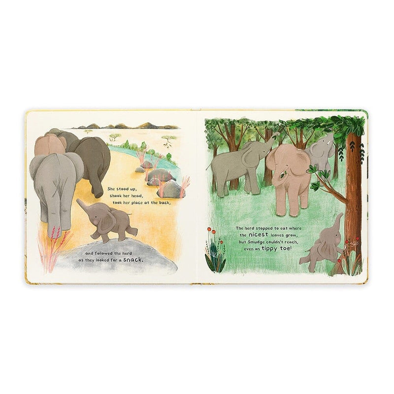 livre Smudge the Littlest Elephant Book - JELLYCAT BK4SMG 670983151725
