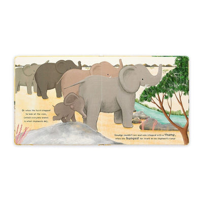livre Smudge the Littlest Elephant Book - JELLYCAT BK4SMG 670983151725