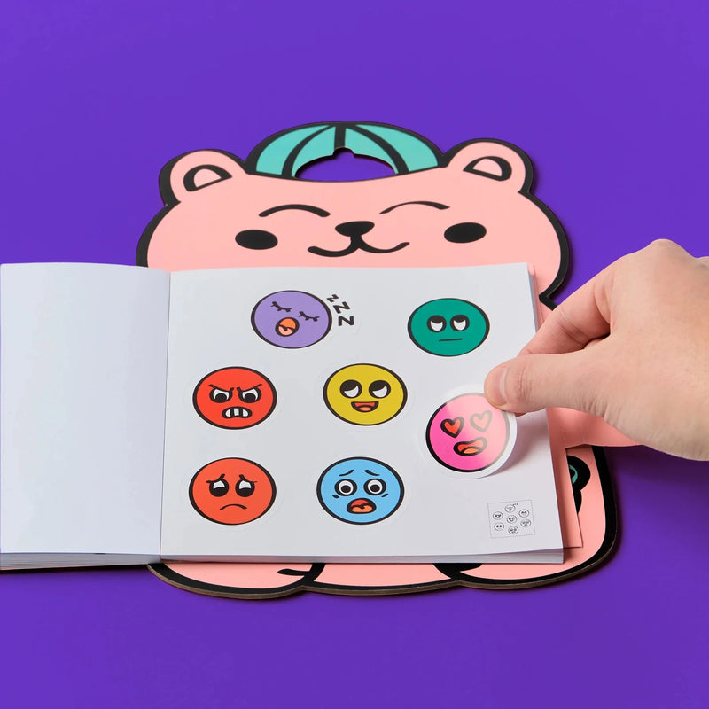 livre stickers Montessori Emotions - Omy