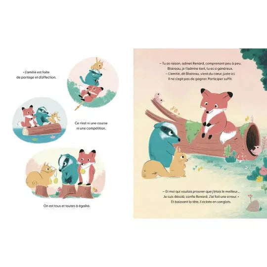 Livre Trois amis pour la vie - AUZOU 9791039546317