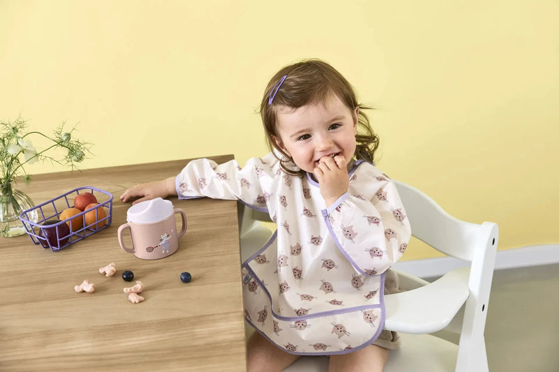 Lot de 2 bavoirs manches longues Tiny team cat - LASSIG 13110337043 4066239176783