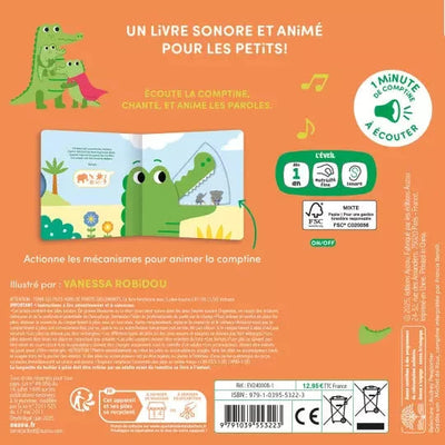 Ma comptine animée ah! les crocodiles- AUZOU 9791039553223 9791039553223