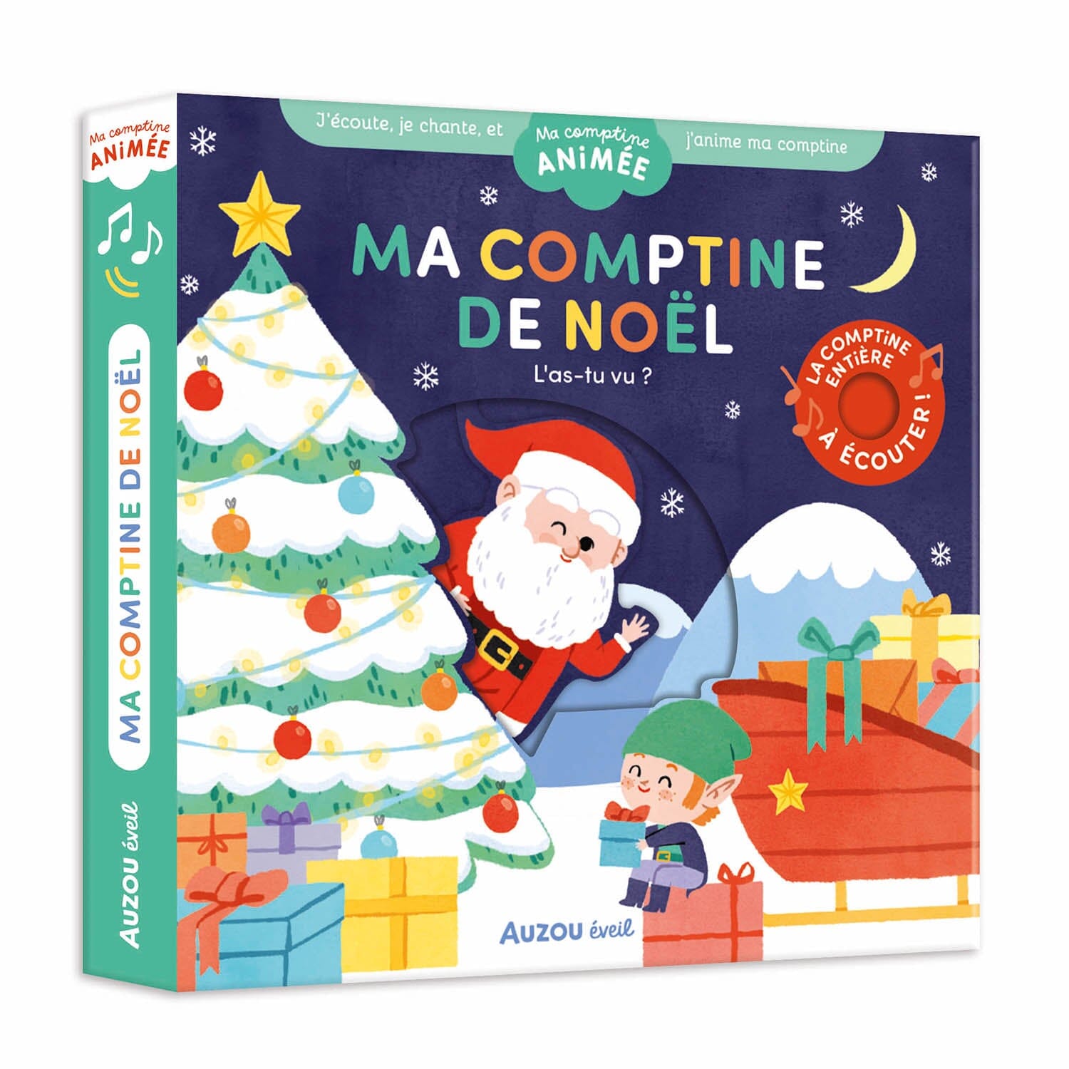 MA COMPTINE ANIMÉE - MA COMPTINE DE NOËL - L'AS-TU VU ? - AUZOU p d 038 d 01 9791039540209