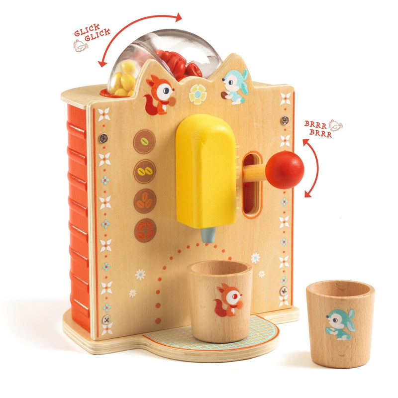 machine a café en bois espresso - DJECO DJ05521 3070900055216