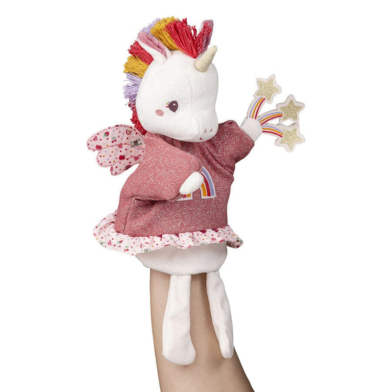 Marionnette à main lena licorne - LILLIPUTIENS 83641 5414834836417