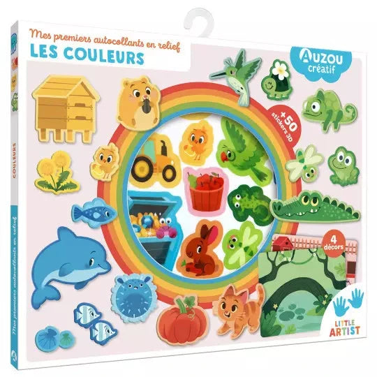 Mes premiers autocollants en relief les couleurs - AUZOU 9791039567398 9791039567398