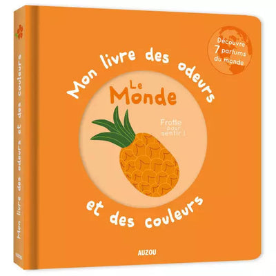 mon livre des odeurs et des couleurs le monde - AUZOU 9782733839935
