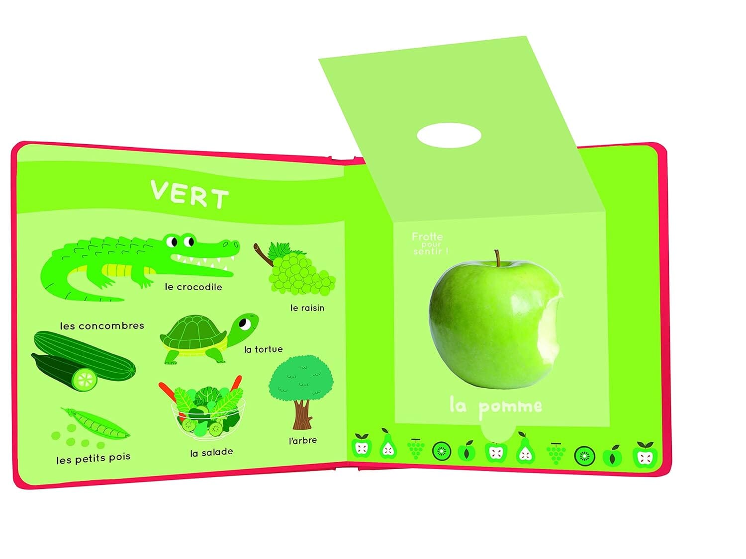 mon livre des odeurs et des couleurs les fruits - AUZOU 9782733834725 9782733834725