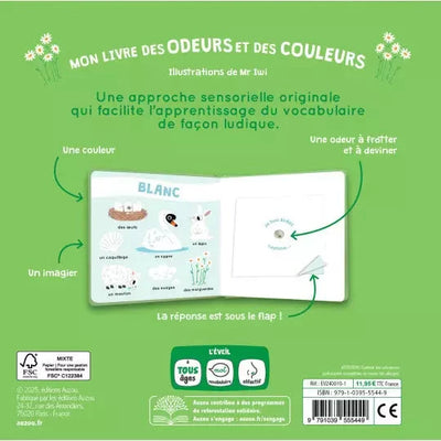 Mon livre des odeurs -La nature -AUZOU 9791039555449