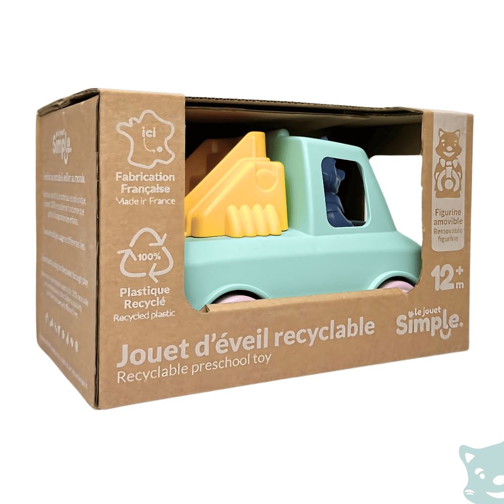 Mon premier Camion Pompier Turquoise - LE JOUET SIMPLE P141.13