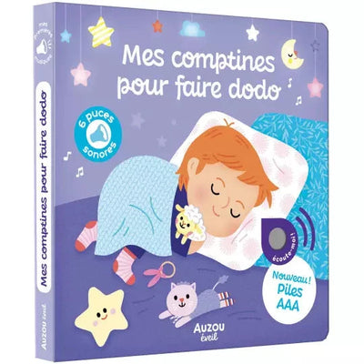 mon premier sonore mes comptines pour faire dodo - AUZOU 9791039554619