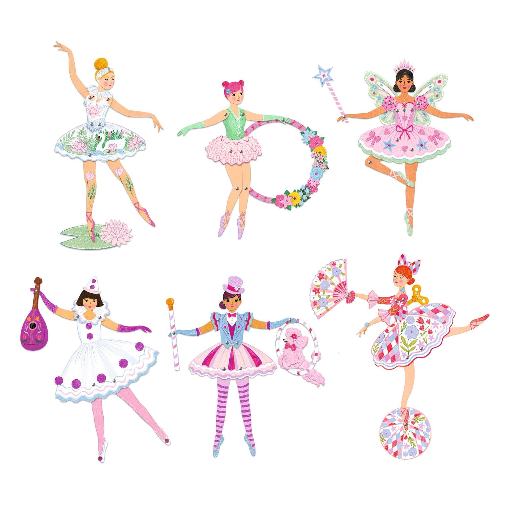 Pantins a créer Tutus - DJECO