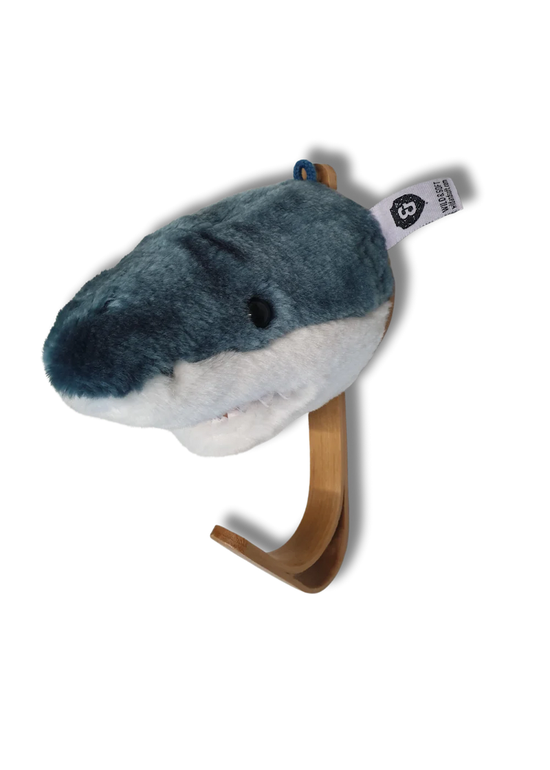 Patère peluche requin blue - Wild & Soft ws5072 5425023077504