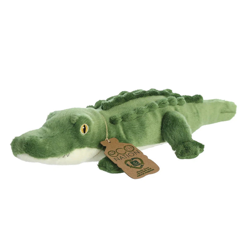 peluche eco nation crocodile - AURORA 35036 5034566350366