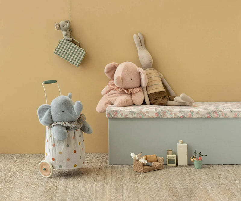 Peluche Eléphant Grand-rose poudrée - MAILEG 16-6997-00 5707304152125
