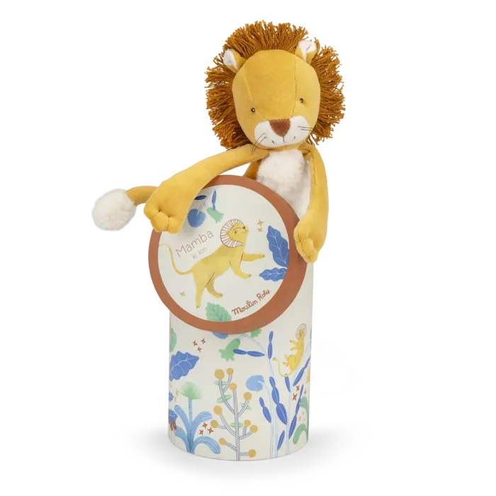peluche lion Mamba (en boîte) La forêt Mawa - MOULIN ROTY 688022 3575676880227