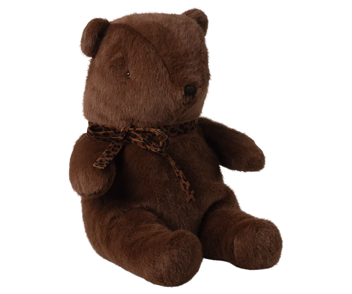 Peluche ours Teddy bear medium marron chocolat - MAILEG