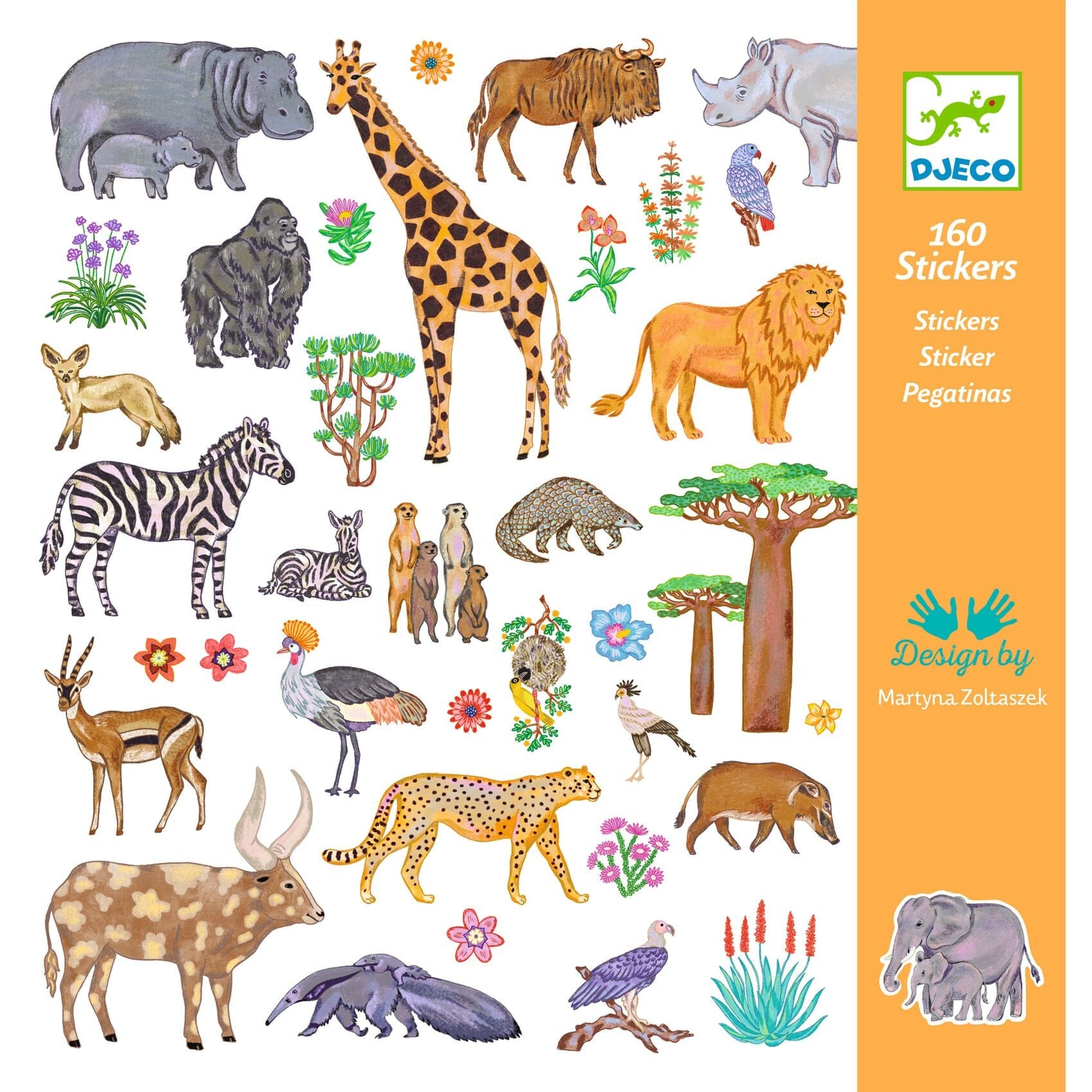pochette stickers kenya - DJECO DJ09284 3070900092846