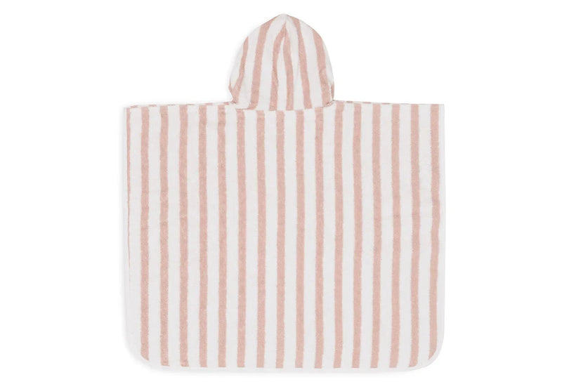 Poncho de bain éponge stripe wild rose - JOLLEIN 533-550-67099 8717329380981