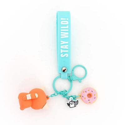 Porte-clés avec pendentif Panda roux - Stay wild! - MR. WONDERFUL