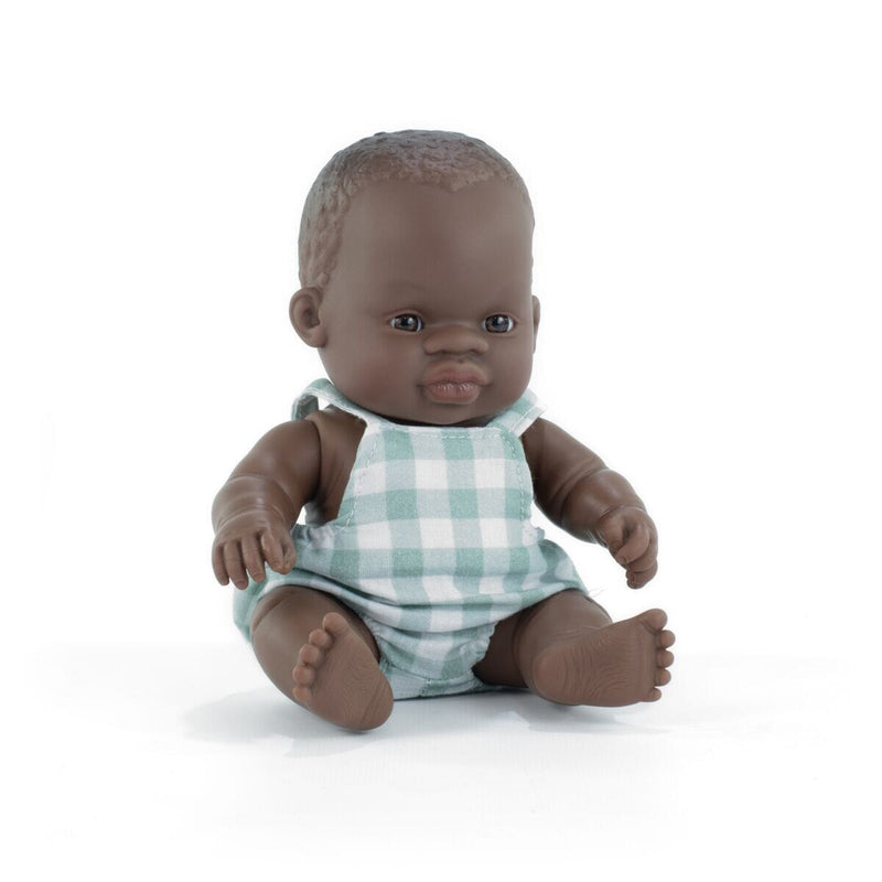 Poupée bébé africain 21cm - Miniland 33002