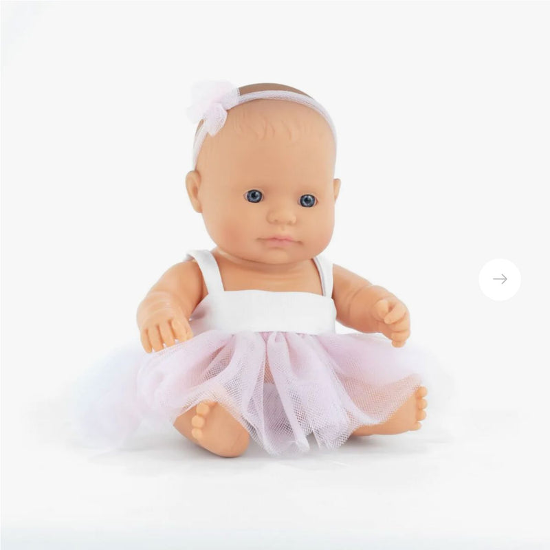 Poupée bébé européenne 21cm - Miniland 33001