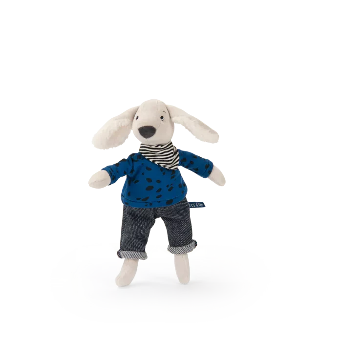Poupée chien Pilou en boite- MOULIN ROTY 684009 3575676840092
