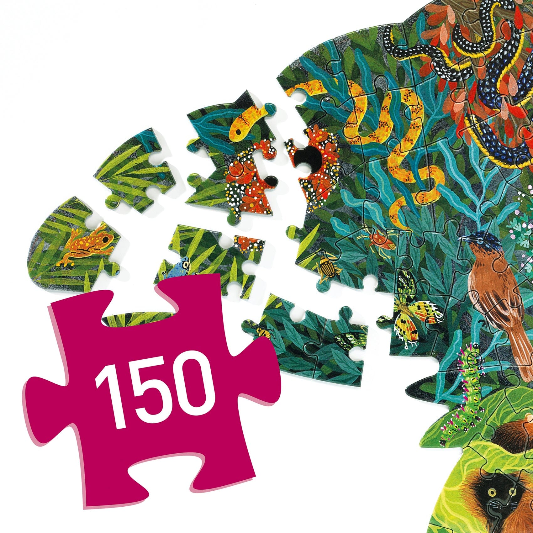 puzzle chameleon - DJECO DJ07655 3070900076556