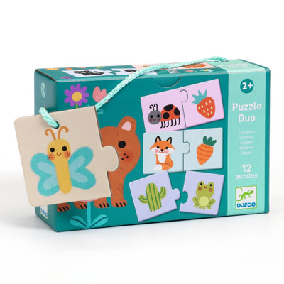 puzzle duo couleurs - DJECO DJ08273 3070900082731