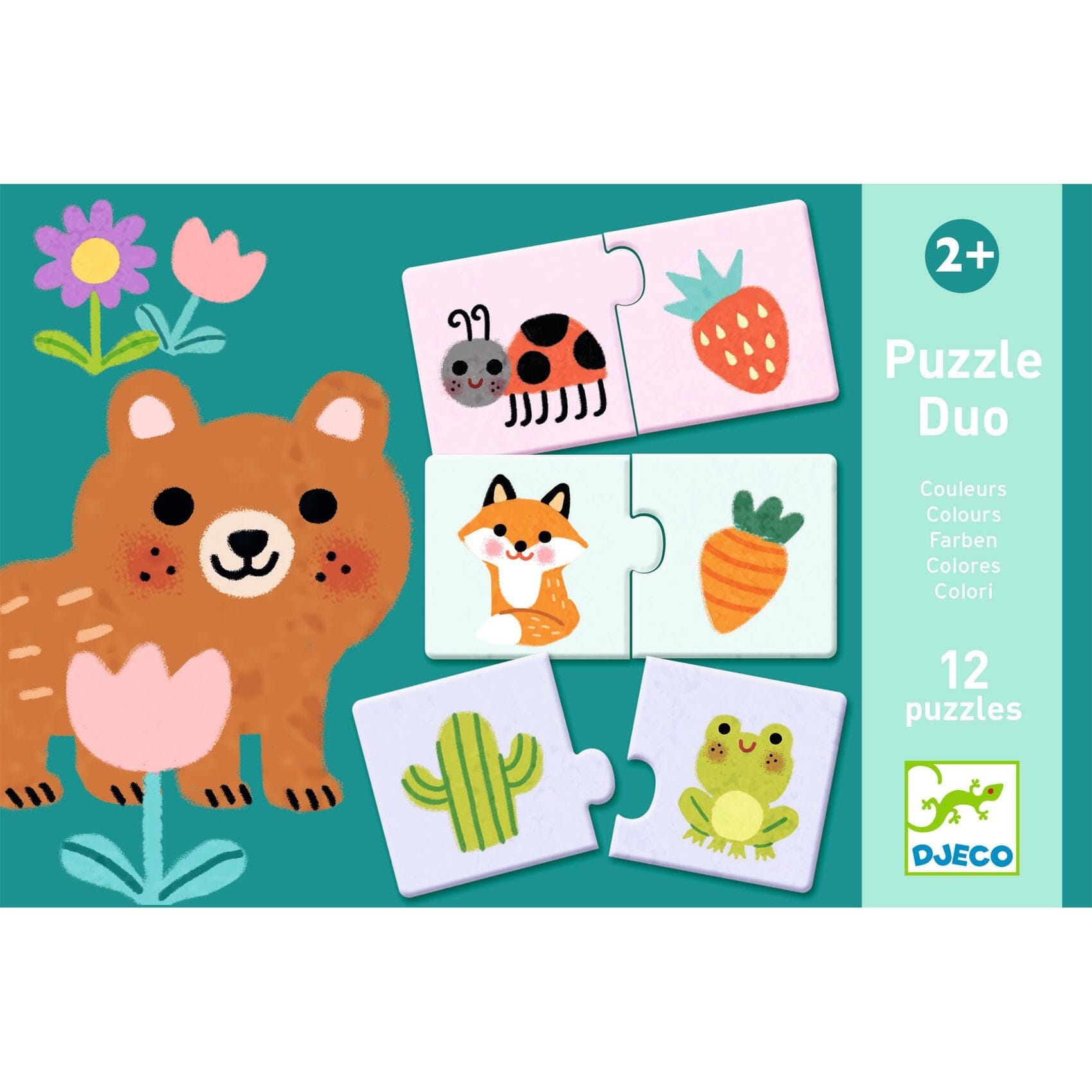 puzzle duo couleurs - DJECO DJ08273 3070900082731