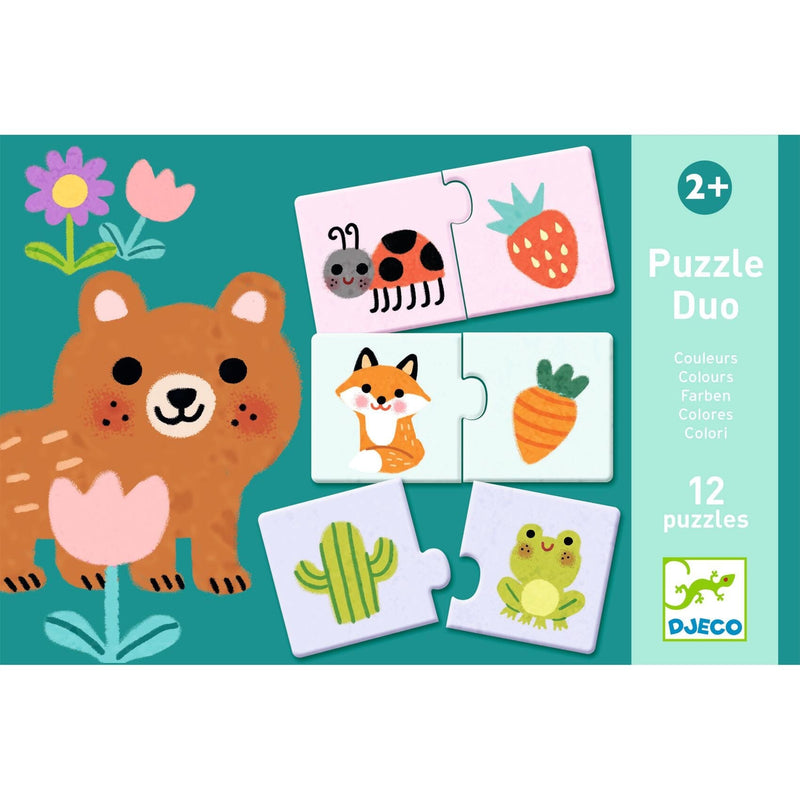puzzle duo couleurs - DJECO DJ08273 3070900082731