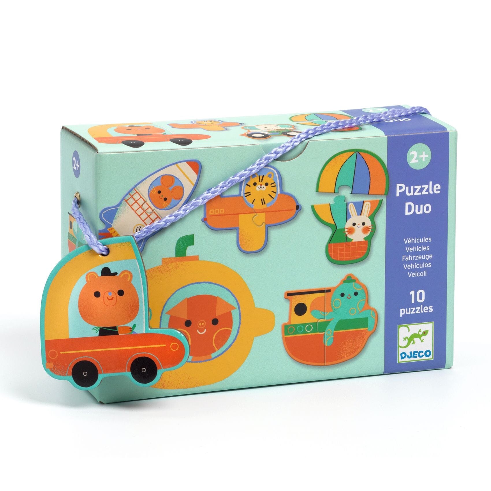 puzzle duo vehicules - DJECO DJ08270 3070900082700