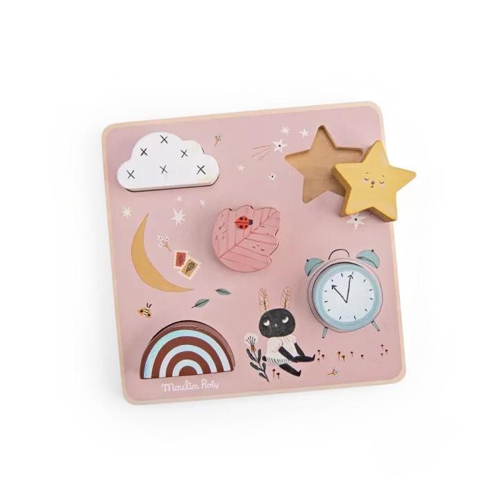 Puzzle encastrable sensoriel apres la pluie - MOULIN ROTY 715125 3575677151258