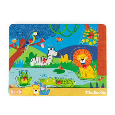 Puzzle encastrable sonore les toupitis - MOULIN ROTY 679106 3575676791066