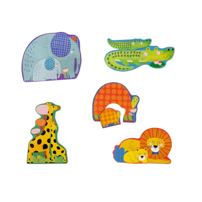 Puzzle évolutif animaux les toupitis - MOULIN ROTY 679107 3575676791073