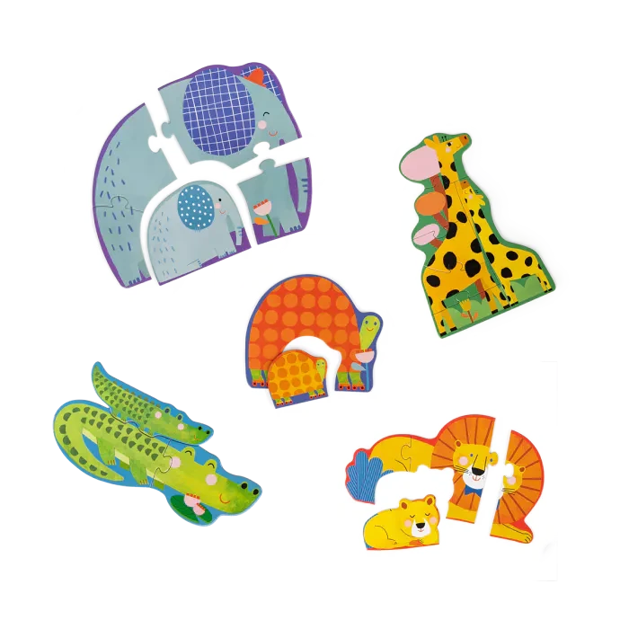 Puzzle évolutif animaux les toupitis - MOULIN ROTY 679107 3575676791073