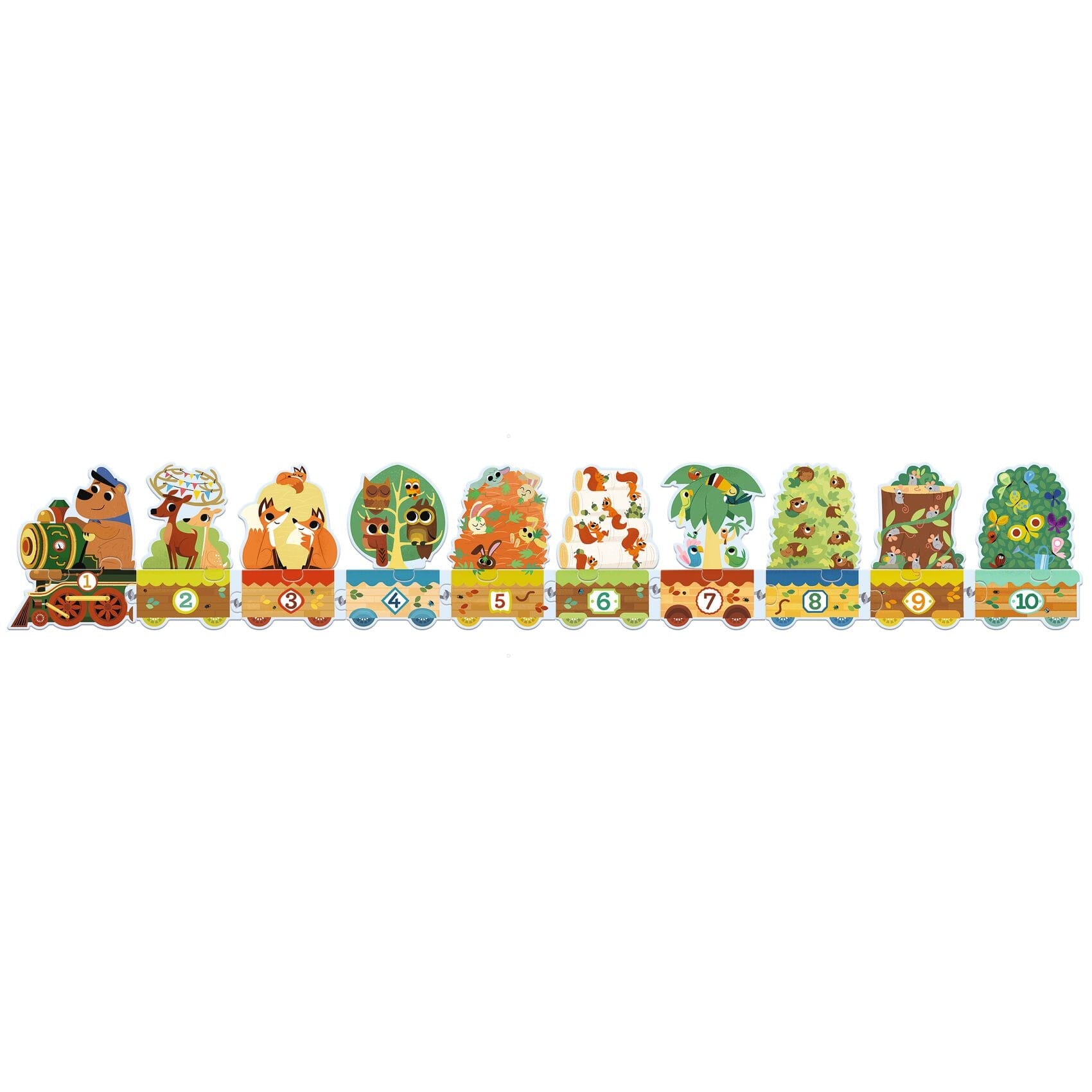 Puzzle frise je compte - DJECO DJ08194 3070900081949