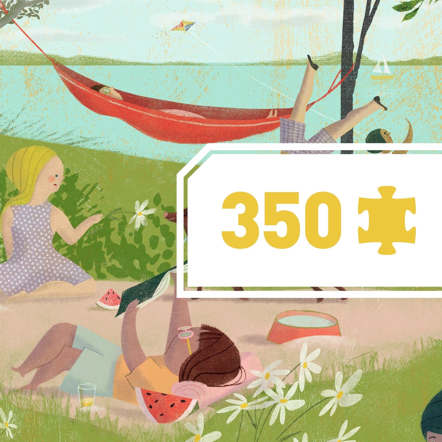 puzzle gallery a summer's day 350pcs - DJECO